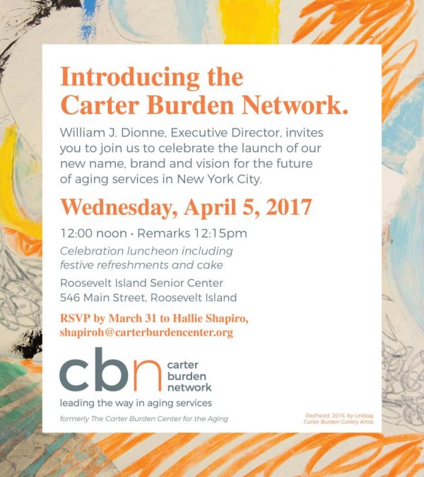 Carter Burden: What's In a Name? Carter Burden: What's In a Name?
